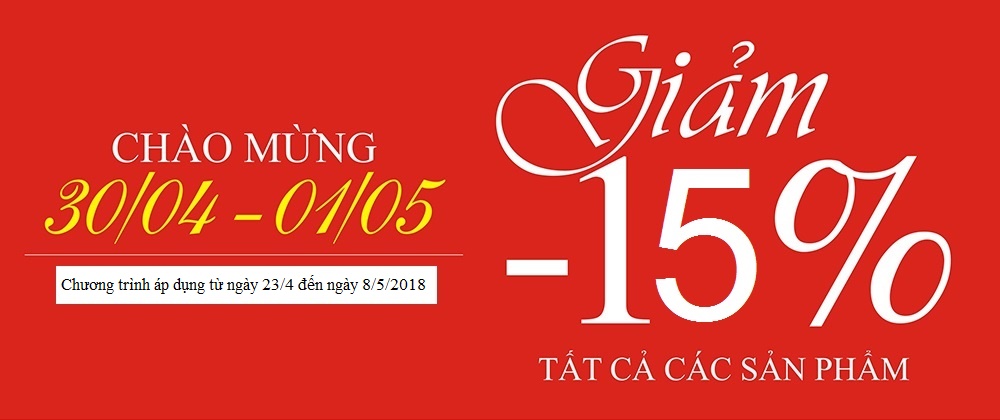 ƯU ĐÃI THỎA SỨC MUA SẮM 30/4-1/5